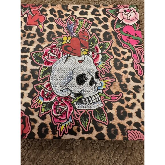 NWT Ed Hardy Silver Charm Watch Bracelet - Picture 2 of 5